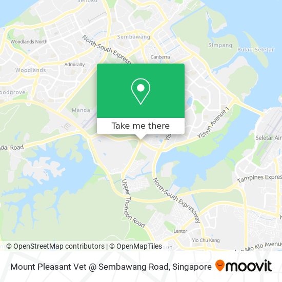 Mount Pleasant Vet @ Sembawang Road地图