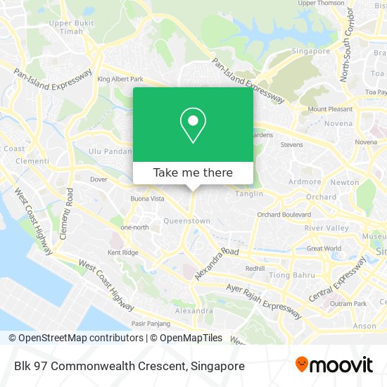 Blk 97 Commonwealth Crescent map