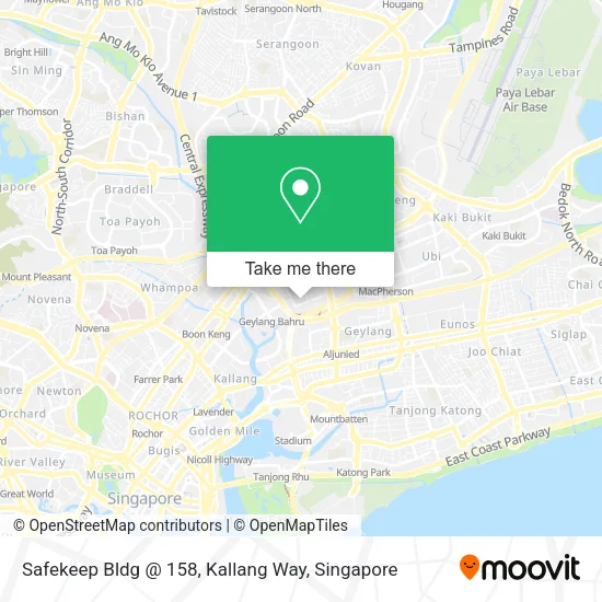 Safekeep Bldg @ 158, Kallang Way map