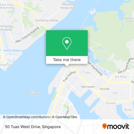 50 Tuas West Drive map