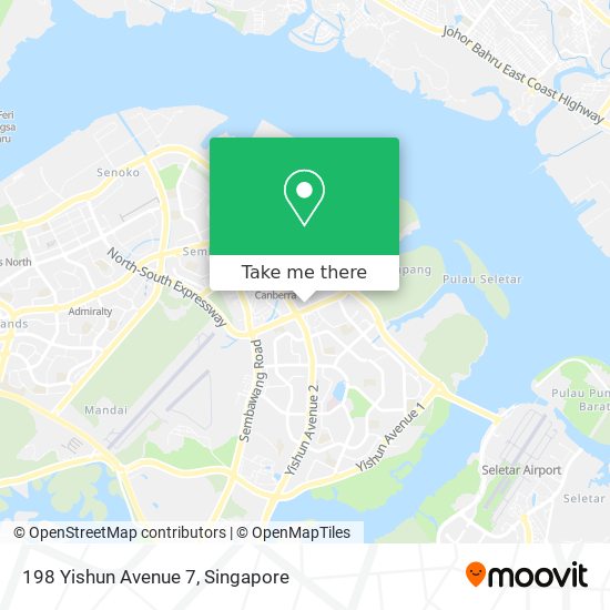 198 Yishun Avenue 7 map