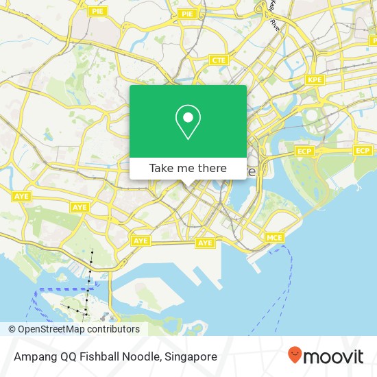 Ampang QQ Fishball Noodle map