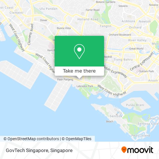 GovTech Singapore map