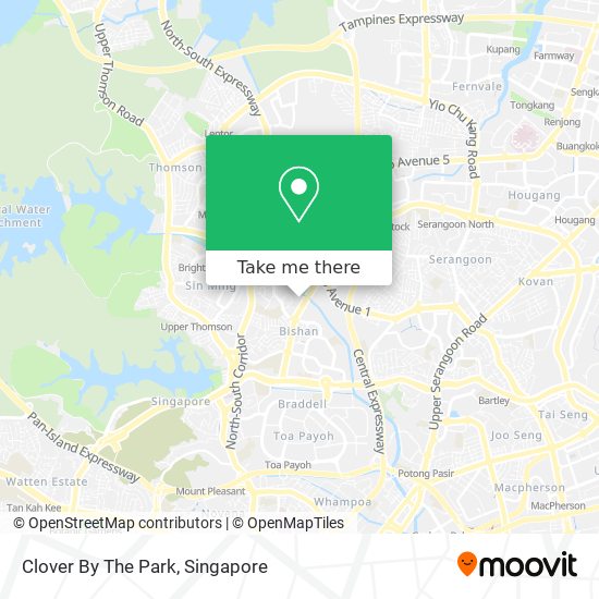 Clover By The Park map