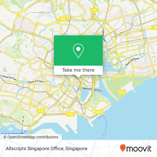 Allscripts  Singapore  Office map