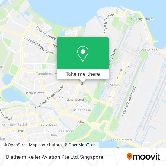 Diethelm Keller Aviation Pte Ltd map