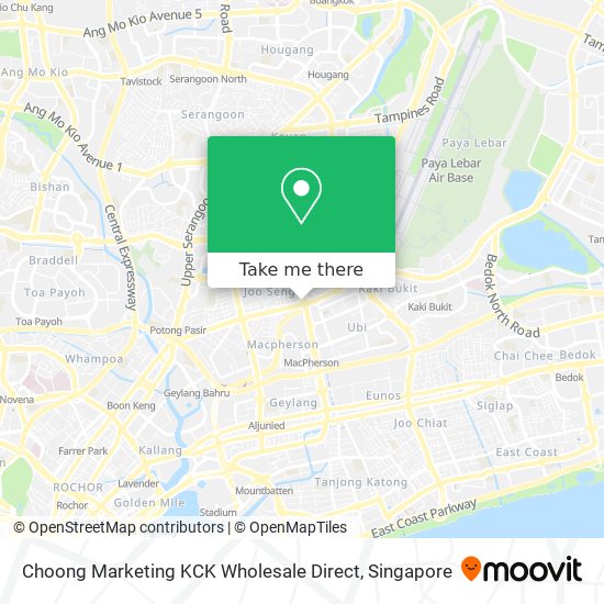 Choong Marketing KCK Wholesale Direct map