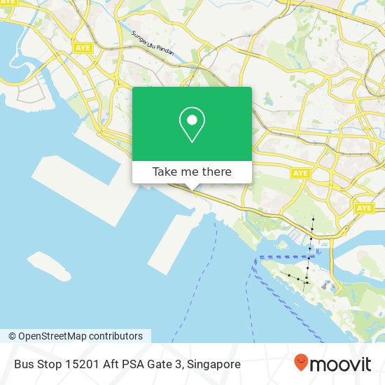 Bus Stop 15201 Aft PSA Gate 3地图