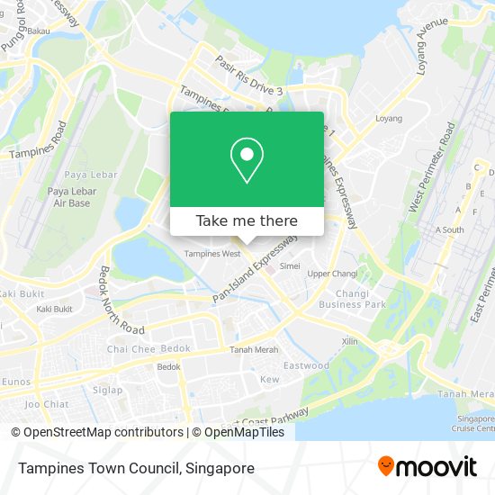 Tampines Town Council地图