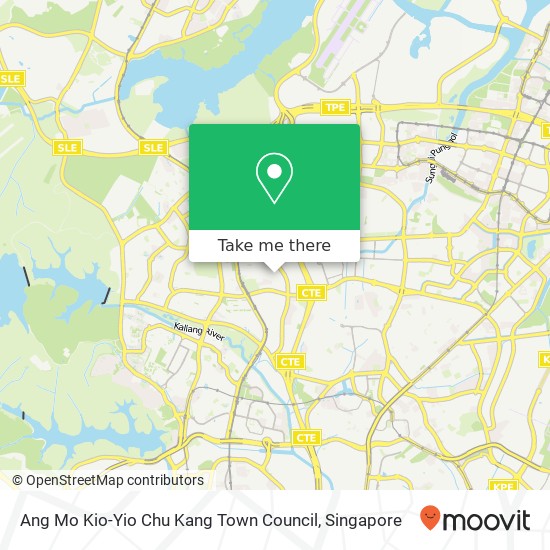 Ang Mo Kio-Yio Chu Kang Town Council map