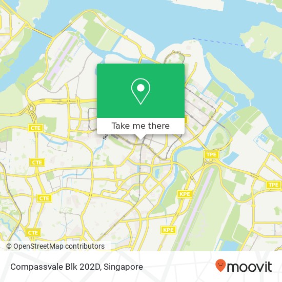 Compassvale Blk 202D地图