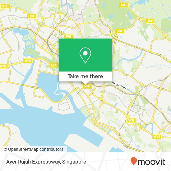 Ayer Rajah Expressway map