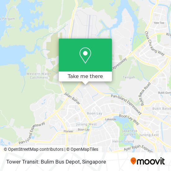 Tower Transit: Bulim Bus Depot map