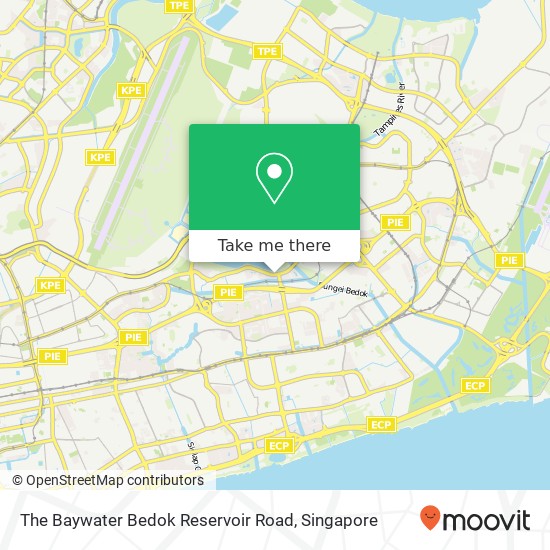 The Baywater Bedok Reservoir Road map