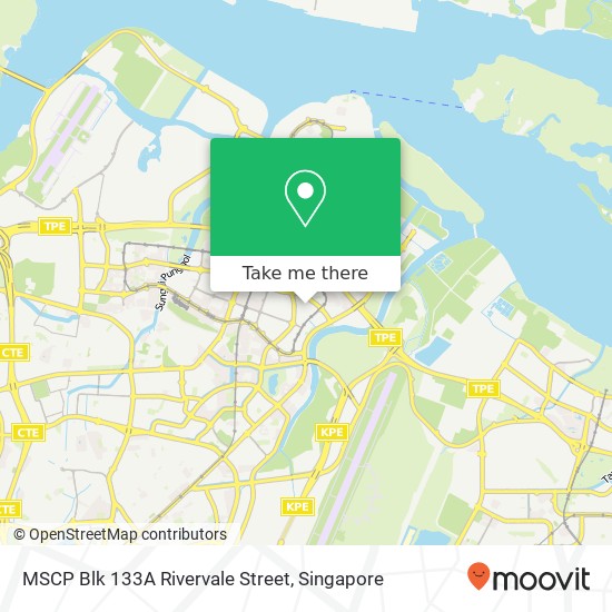 MSCP Blk 133A Rivervale Street map