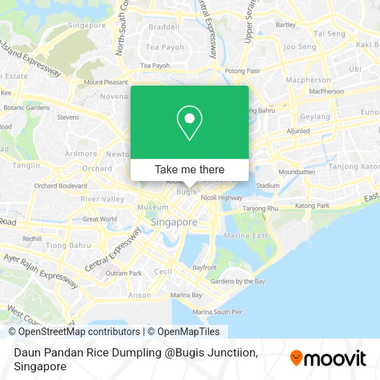 Daun Pandan Rice Dumpling @Bugis Junctiion地图