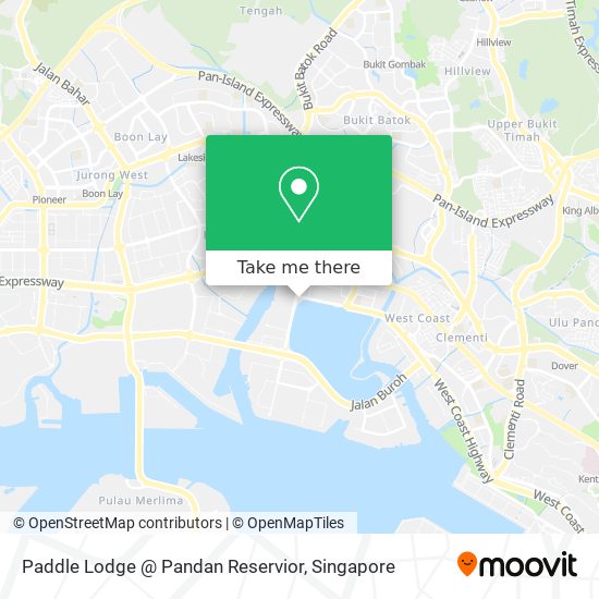 Paddle Lodge @ Pandan Reservior map