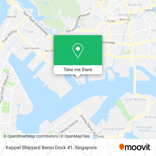 Keppel Shipyard Benoi Dock #1地图