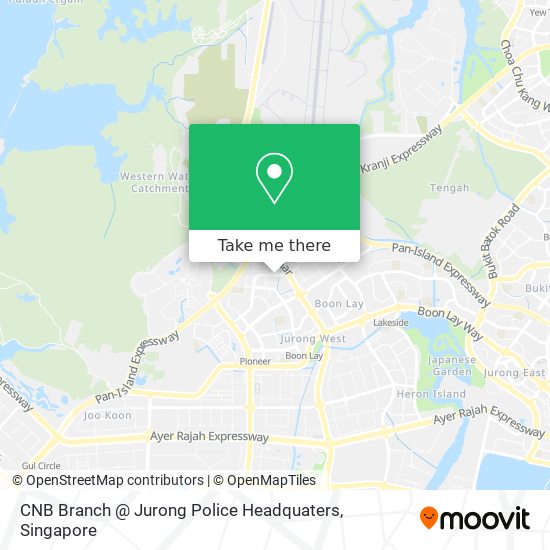 CNB Branch @ Jurong Police Headquaters map