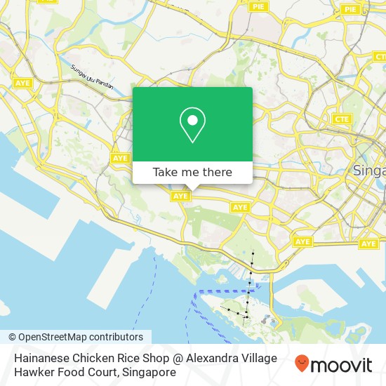 Hainanese Chicken Rice Shop @ Alexandra Village Hawker Food Court map