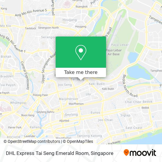 DHL Express Tai Seng Emerald Room地图