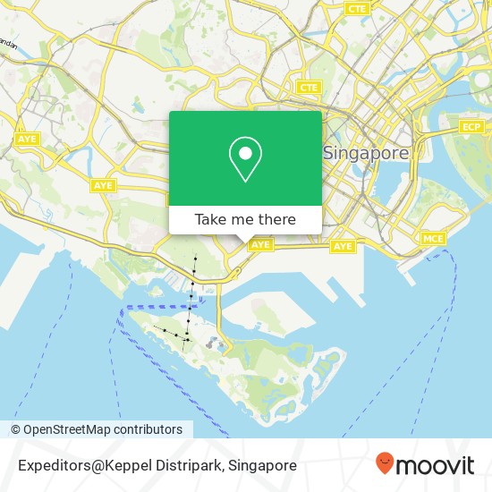 Expeditors@Keppel Distripark map