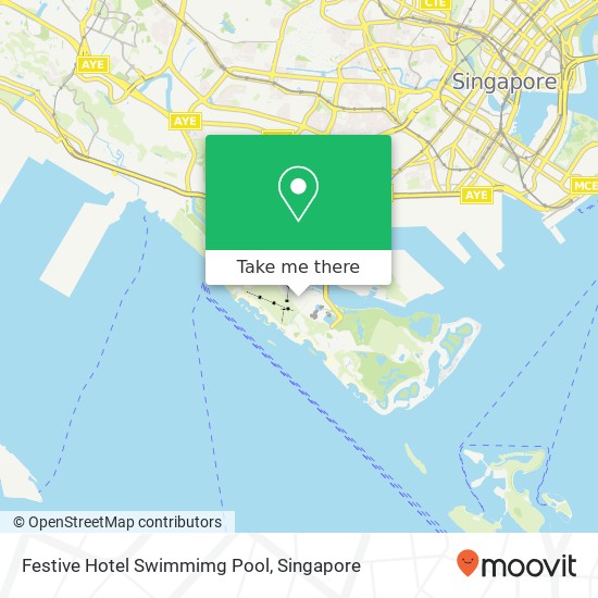 Festive Hotel Swimmimg Pool map