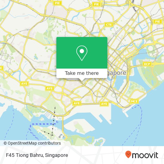 F45 Tiong Bahru map