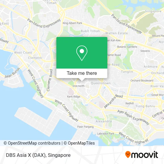DBS Asia X (DAX)地图