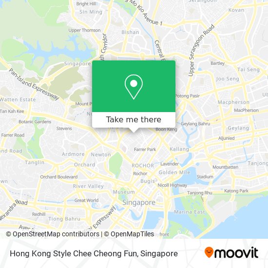 Hong Kong Style Chee Cheong Fun map