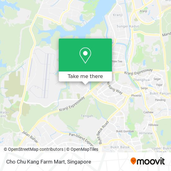 Cho Chu Kang Farm Mart map