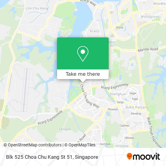 Blk 525 Choa Chu Kang St 51地图