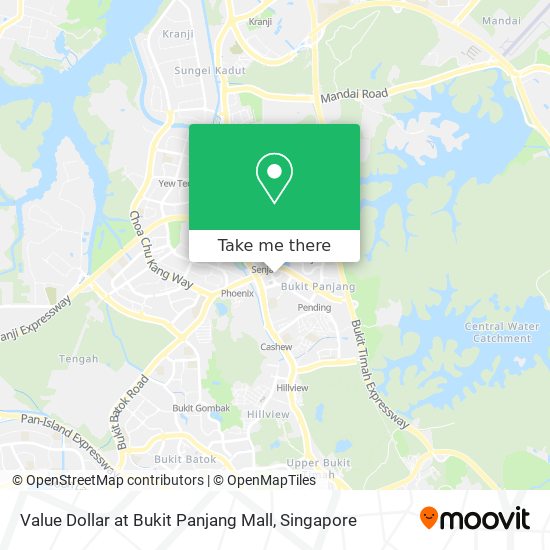Value Dollar at Bukit Panjang Mall map