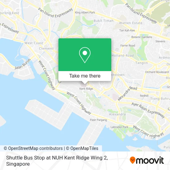 Shuttle Bus Stop at NUH Kent Ridge Wing 2地图