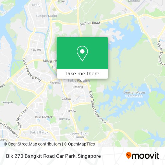 Blk 270 Bangkit Road Car Park map