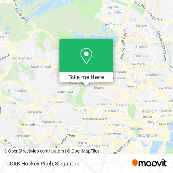 CCAB Hockey Pitch map