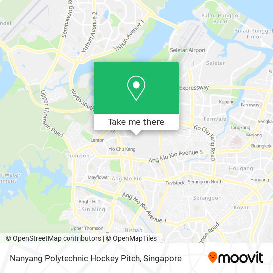 Nanyang Polytechnic Hockey Pitch map