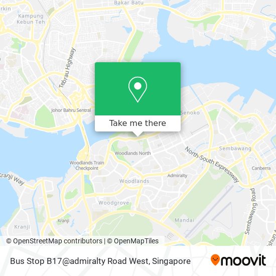 Bus Stop B17@admiralty Road West map