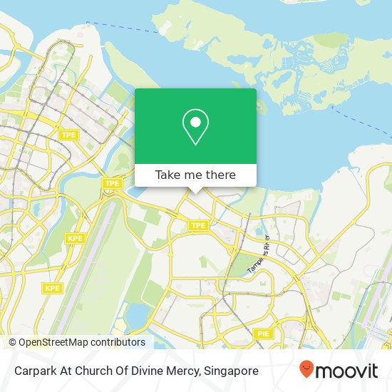 Carpark At Church Of Divine Mercy map