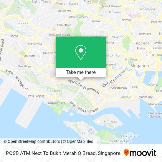 POSB ATM Next To Bukit Merah Q Bread map