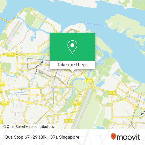 Bus Stop 67129 (Blk 137) map