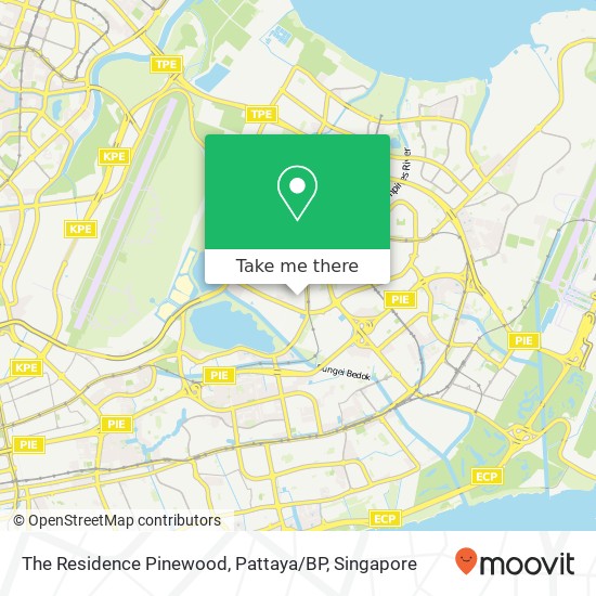 The Residence Pinewood, Pattaya / BP地图