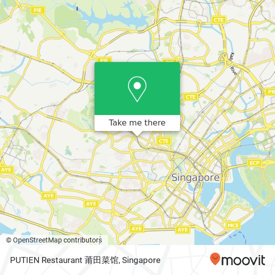 PUTIEN Restaurant 莆田菜馆 map