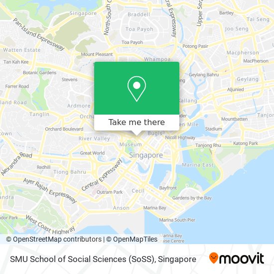 SMU School of Social Sciences (SoSS) map