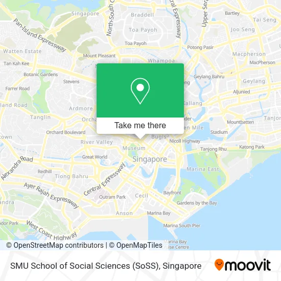 SMU School of Social Sciences (SoSS) map