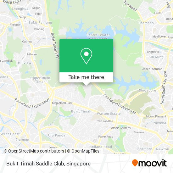 Bukit Timah Saddle Club map
