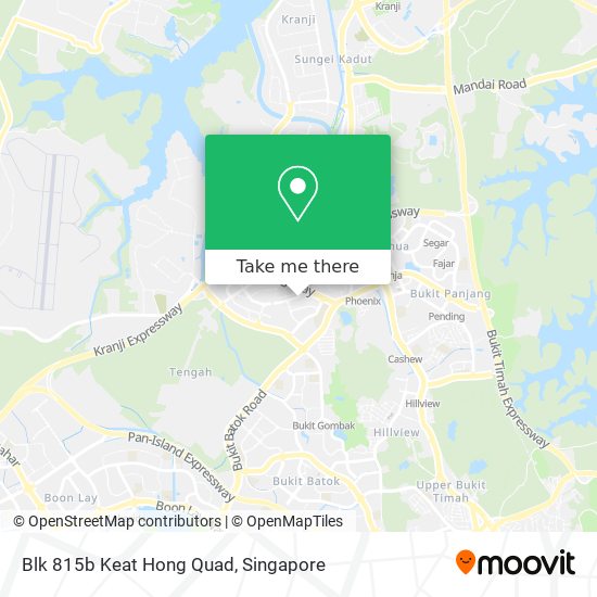 Blk 815b Keat Hong Quad map