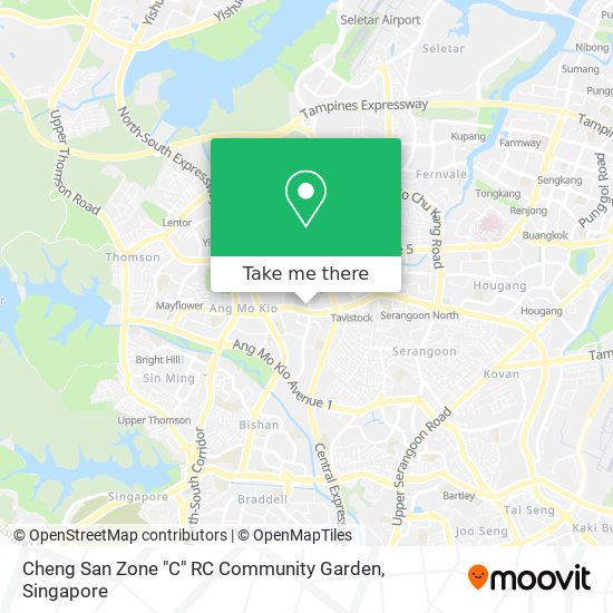 Cheng San Zone "C" RC Community Garden map