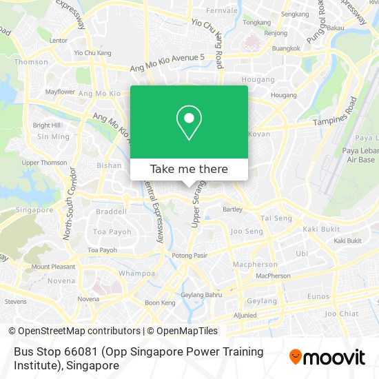 Bus Stop 66081 (Opp Singapore Power Training Institute) map