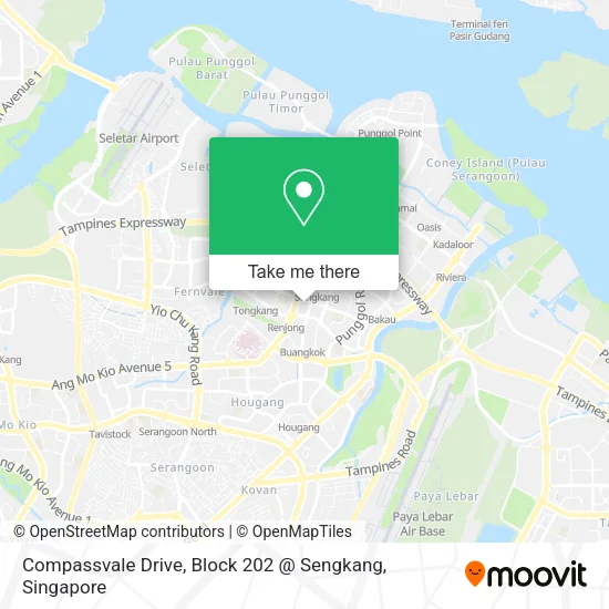 Compassvale Drive, Block 202 @ Sengkang map